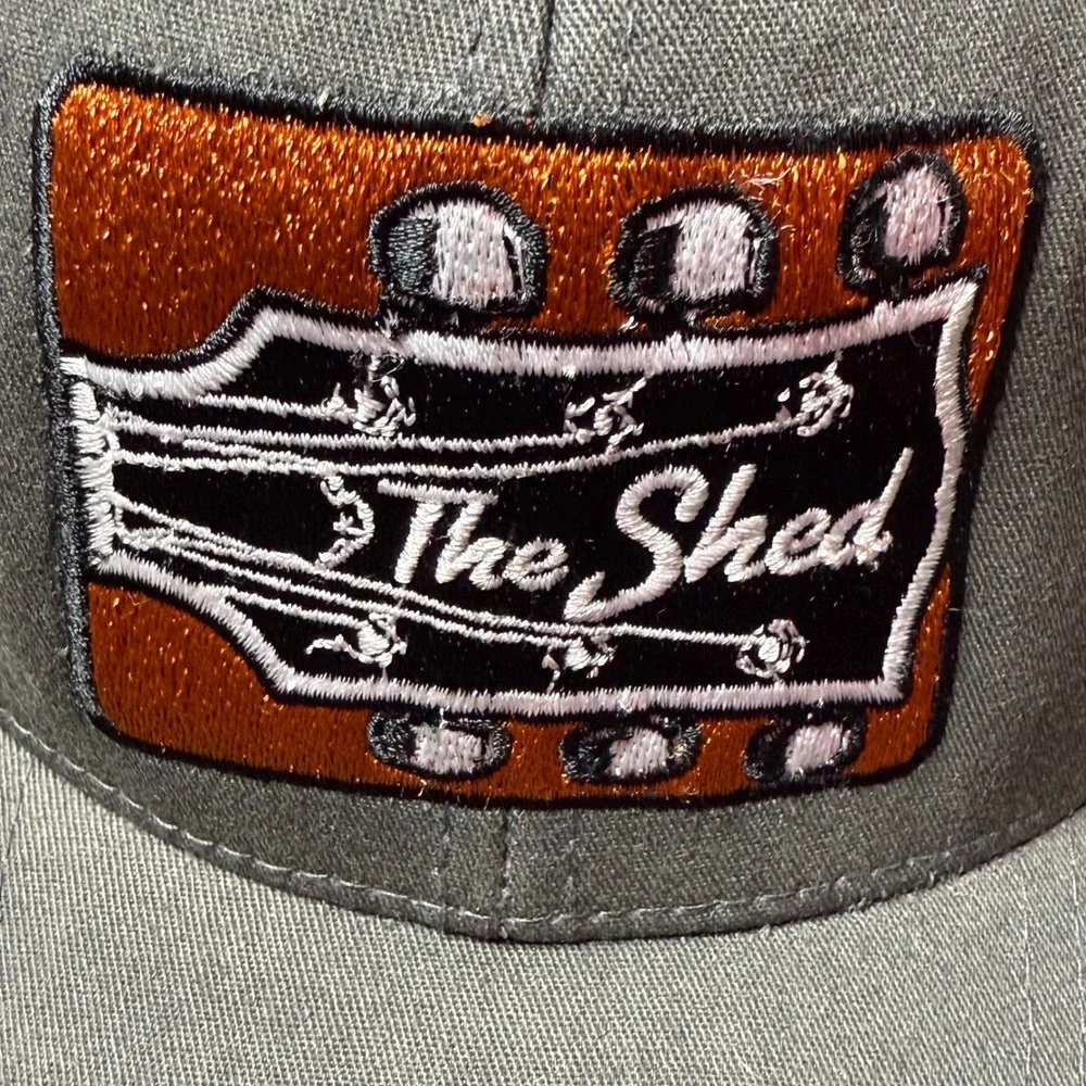 ONE TEN Flexfit‎ The Shed Guitar Patch Trucker Hat Baseball Cap